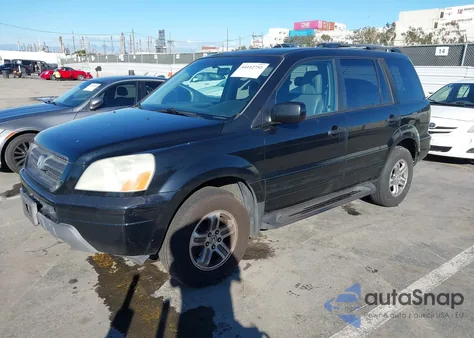 2004 Honda Pilot Ex-L from USA, damaged, VIN 2HKYF18594H601942